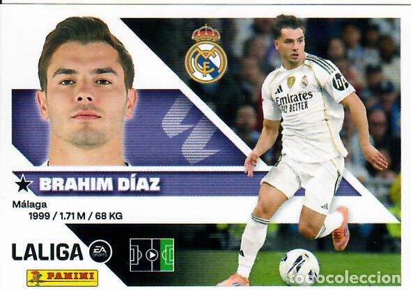 Cromos de f&uacute;tbol: CROMO PANINI LIGA ESTE 26 27 - N&ordm; 16 B - BRAHIM D&Iacute;AZ - REAL MADRID