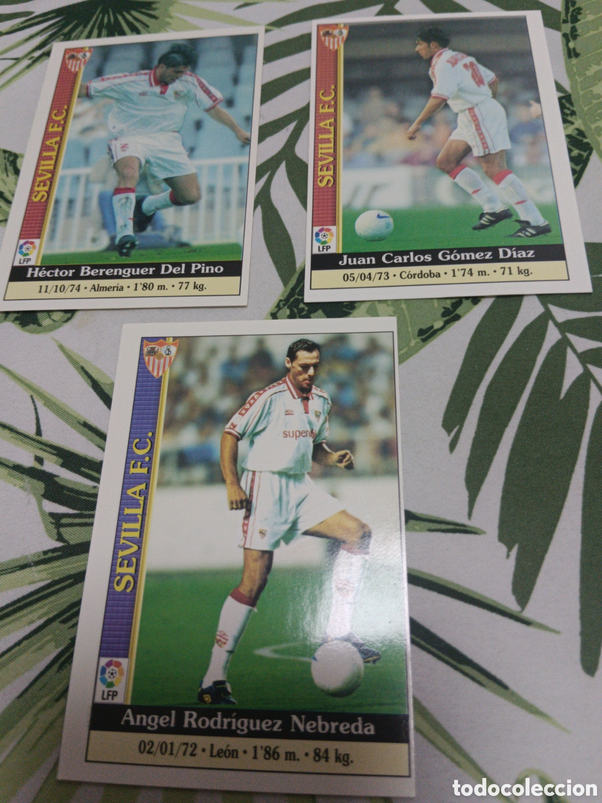 Cromos de f&uacute;tbol: Cromos Mundicromo 1999/2000 Sevilla fc