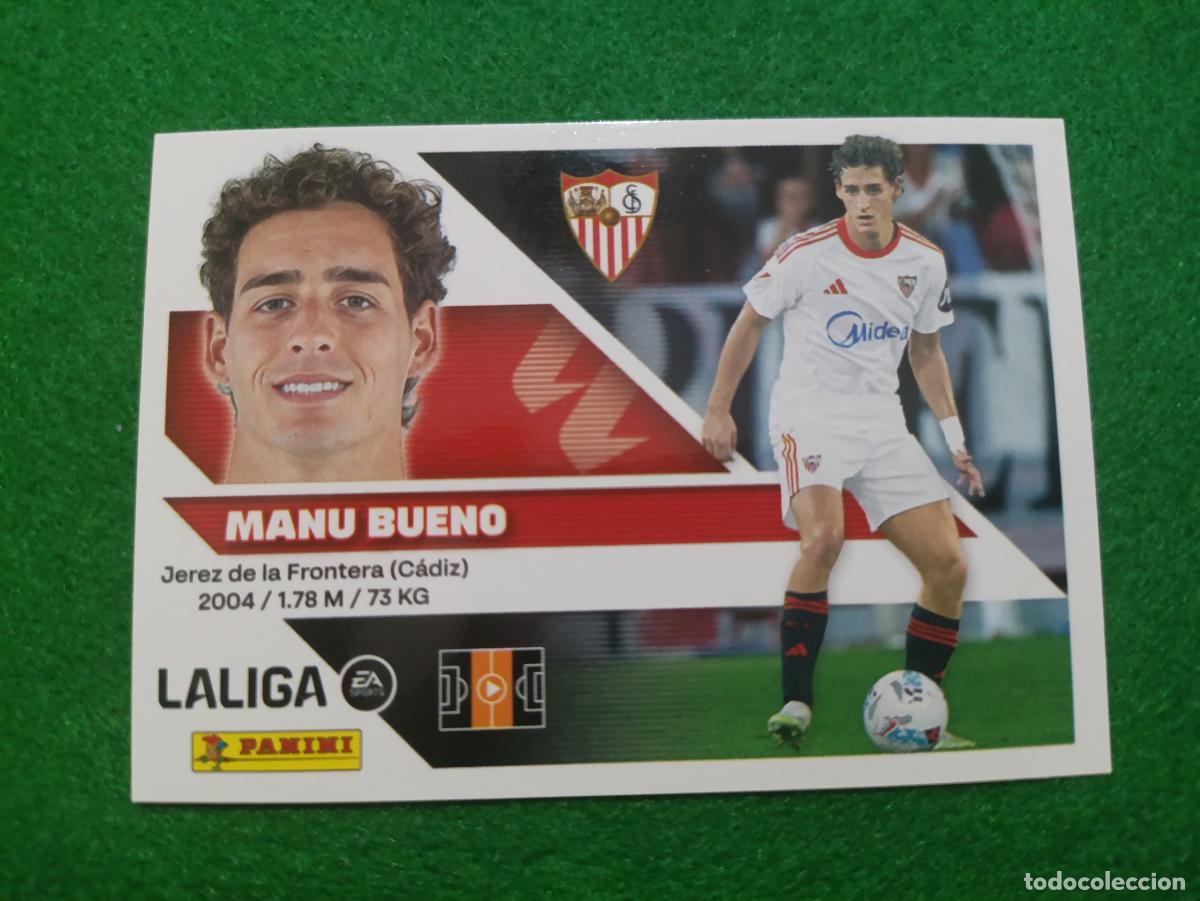 Cromos de f&uacute;tbol: LIGA ESTE 2026 2027 SEVILLA FC N&ordm;16 MANU BUENO