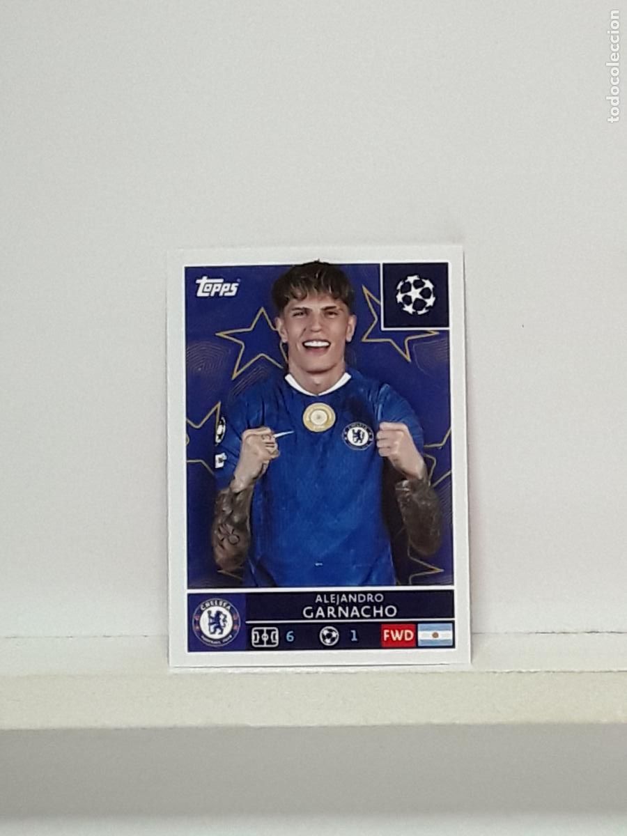 Cromos de f&uacute;tbol: CHAMPIONS STICKER 2025 2026 25 26 ALBUM TOPPS LEAGUE N 163 CHELSEA ALEJANDRO GARNACHO