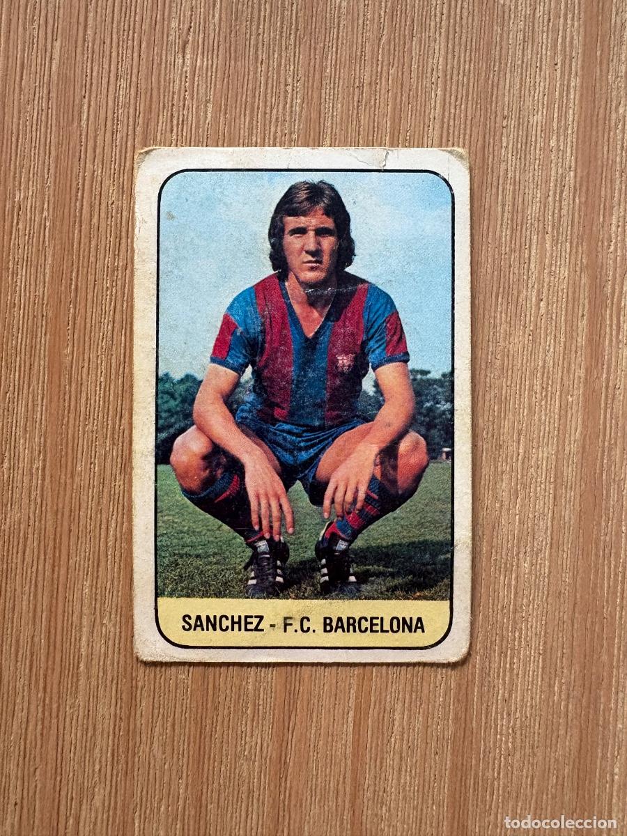 Cartes &agrave; collectionner de Football: 22. CROMO DESPEGADO LIGA ESTE 1978-79 78-79 BARCELONA S&Aacute;NCHEZ