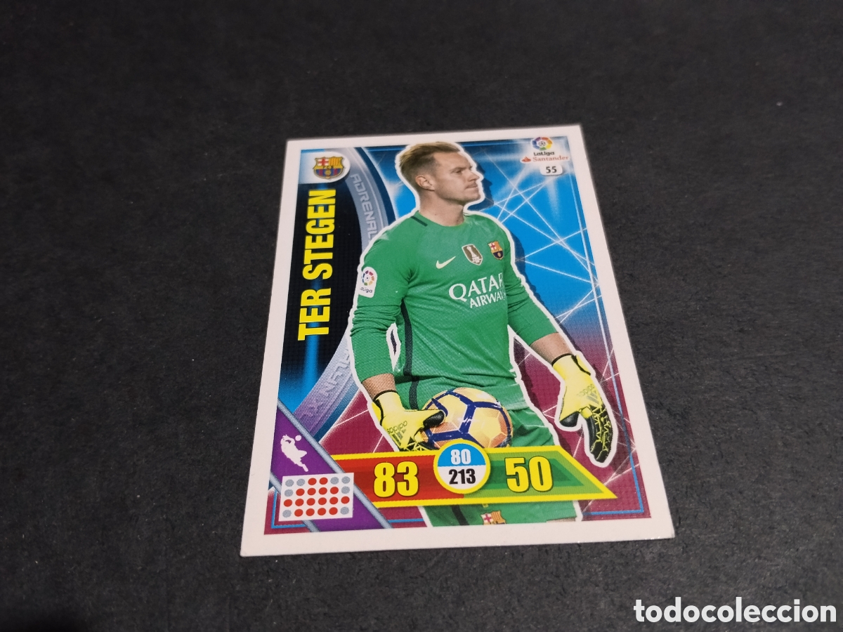 Cromos de f&uacute;tbol: Cromo futbol ter stegen, Barcelona