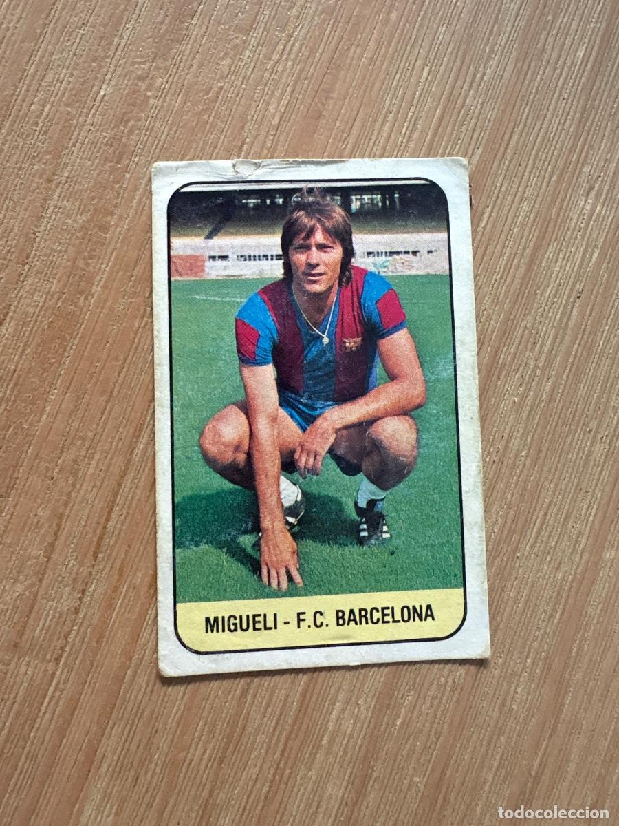 Cartes &agrave; collectionner de Football: 22. CROMO DESPEGADO LIGA ESTE 1978-79 78-79 BARCELONA MIGUELI