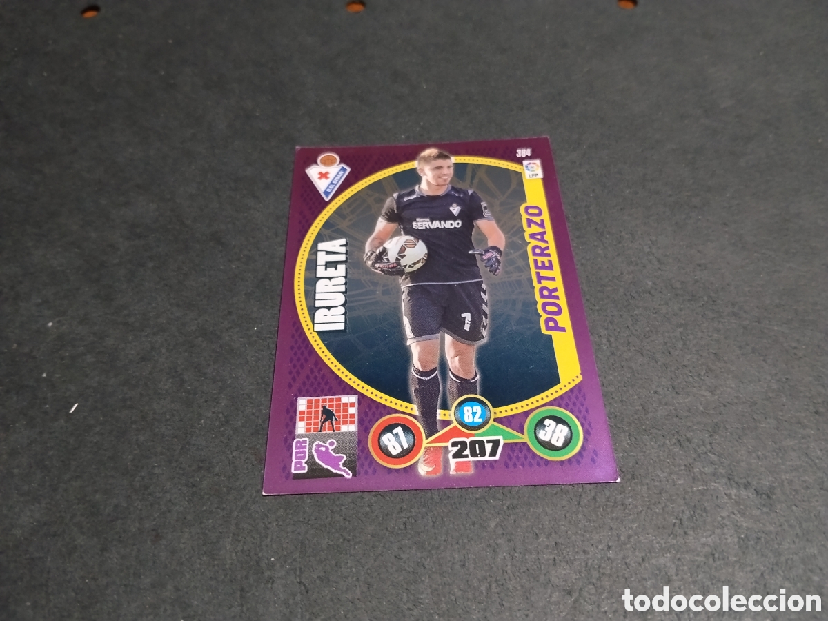 Cromos de f&uacute;tbol: Cromo futbol,irureta, Eibar