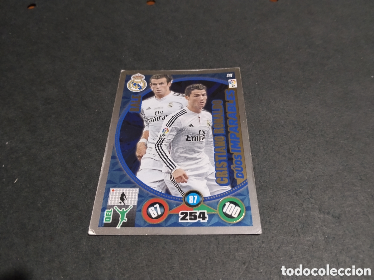 Cromos de f&uacute;tbol: Cromo futbol, Bale, Cristiano Ronaldo, Real Madrid