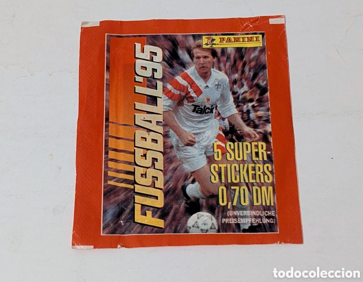 Cromos de f&uacute;tbol: Sobre cromos Futbol sin abrir Fussball 95. Panini