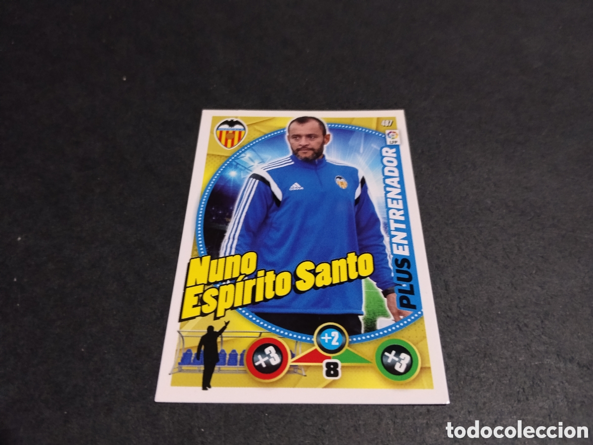 Cromos de f&uacute;tbol: Cromo futbol Nuno, Valencia