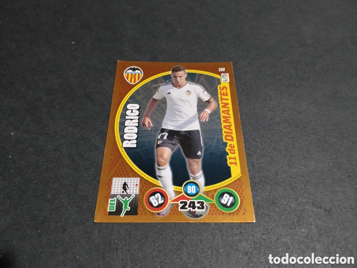 Cromos de f&uacute;tbol: Cromo futbol Rodrigo, Valencia