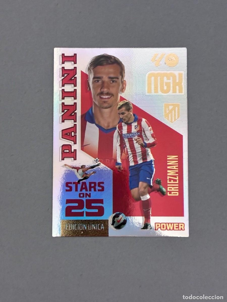 Cromos de f&uacute;tbol: LOTE 4 ANTOINE GRIEZMANN &ndash; PANINI PRIZM / TOPPS CHROME / FINEST &ndash; ATL&Eacute;TICO MADRID