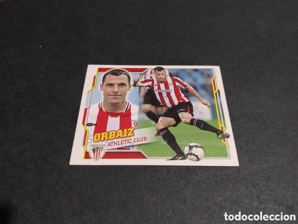 Cromos de f&uacute;tbol: Cromo futbol orbaiz, Athletic Club Bilbao