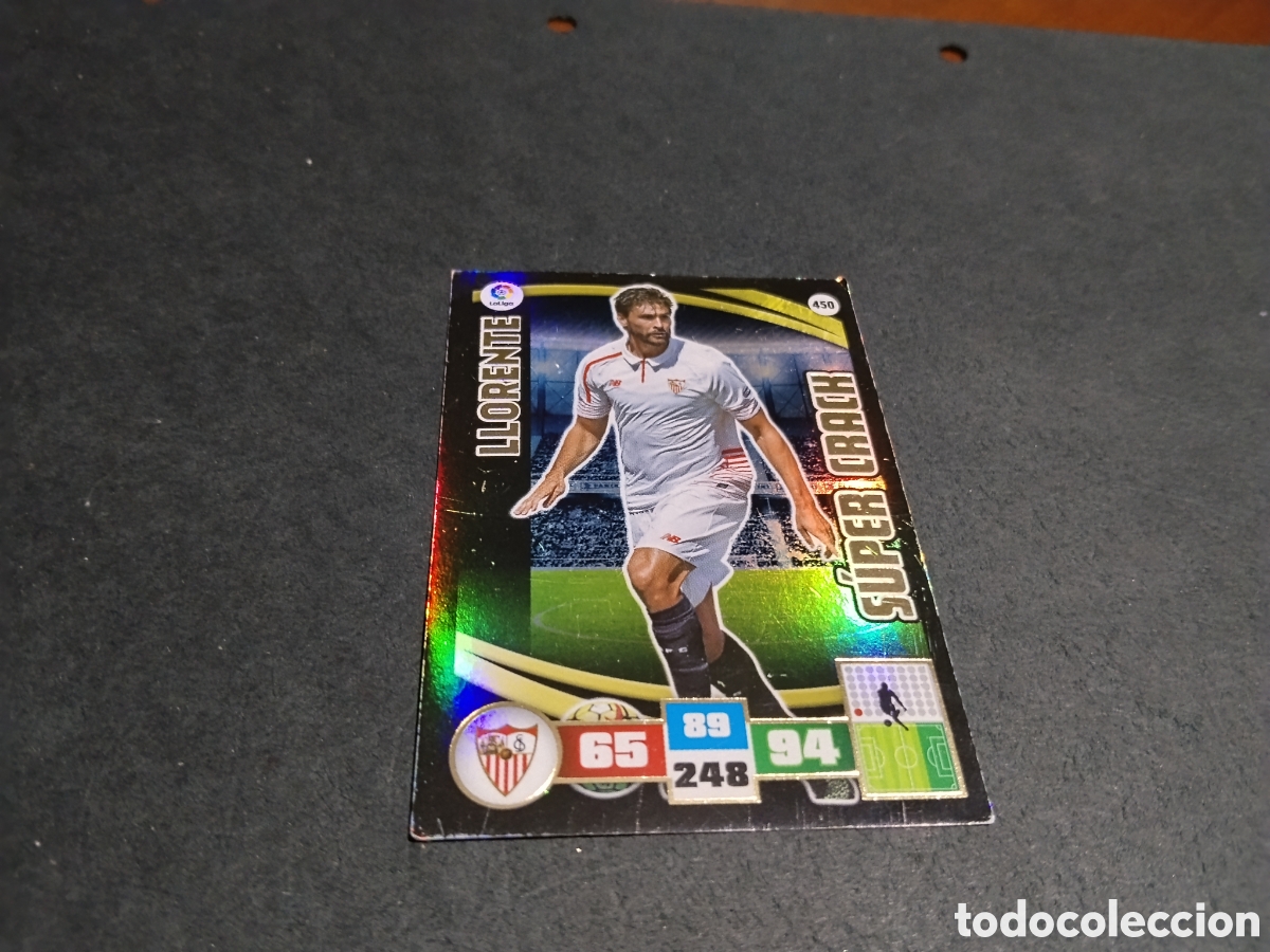 Cromos de f&uacute;tbol: Cromo futbol Llorente, Sevilla