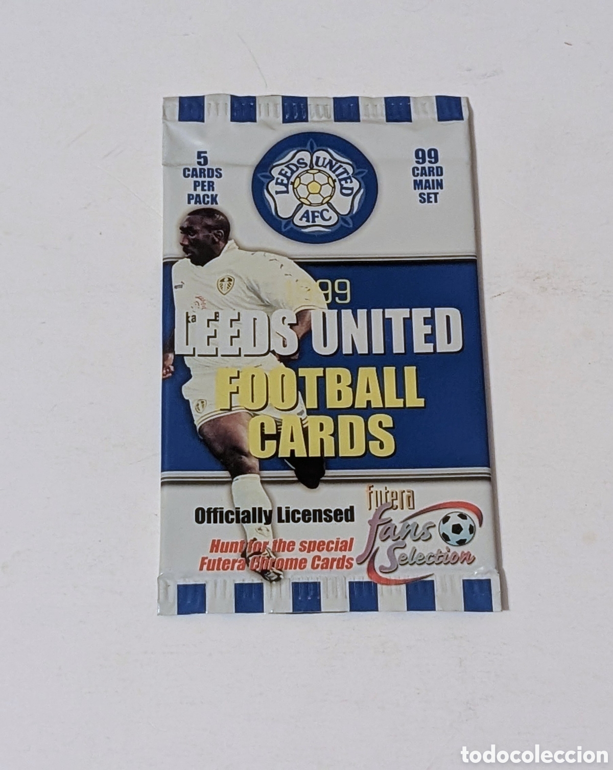 Cromos de f&uacute;tbol: Sobre cromos Futbol sin abrir Leeds United FC. Futera Fans Selection 1999