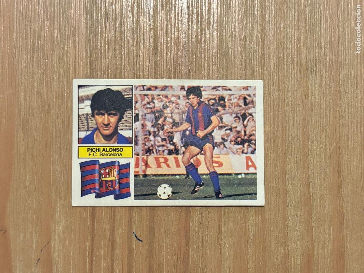 Cromos de f&uacute;tbol: 22. CROMO LIGA ESTE 1982-83 82-83 DESPEGADO PICHI ALONSO BARCELONA ERROR SIN FCB