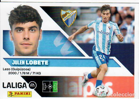 Cromos de f&uacute;tbol: CROMO PANINI LIGA ESTE 26 27 - N&ordm; 17 - LOBETE - M&Aacute;LAGA