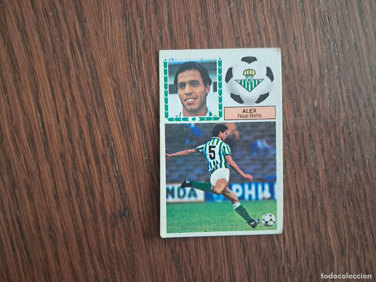 Cromos de Futebol: cromo de futbol, edic. Este 83-84, Alex, Real Betis, sin pegar.