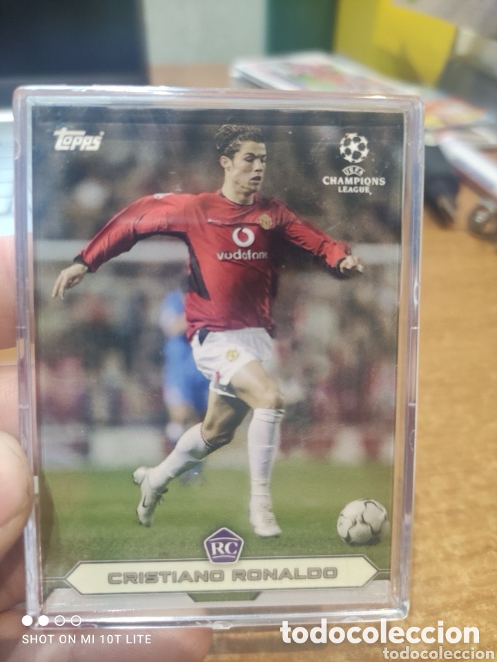 Cromos de f&uacute;tbol: CRISTIANO RONALDO ROOKIE CARD TOPPS