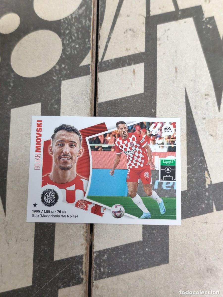 Fu&szlig;ball-Sticker: Miovski N&deg; 19 Bis Coloca Girona Liga Este 24/25 sin pegar