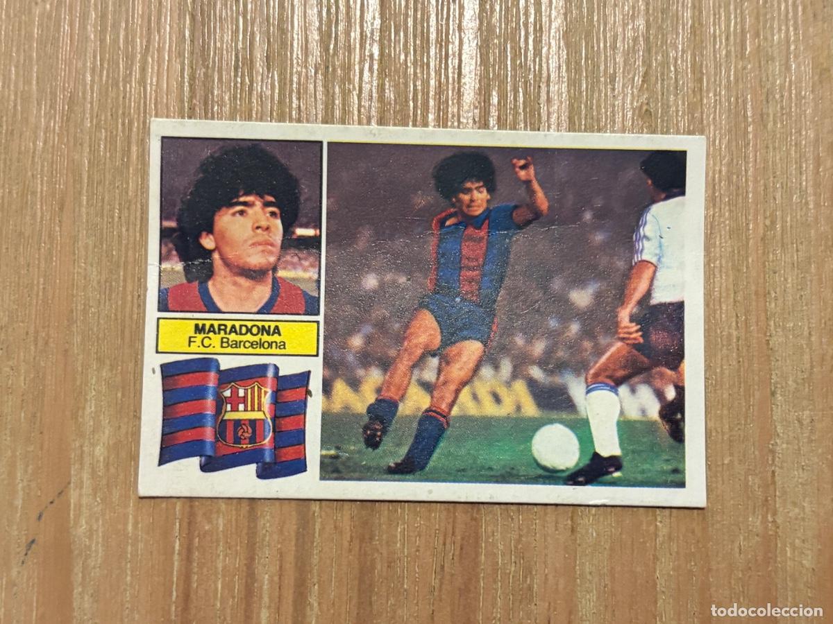 Cromos de f&uacute;tbol: 22. CROMO LIGA ESTE 1982-83 82-83 DESPEGADO MARADONA FICHAJE N 6 BARCELONA ERROR SIN FCB