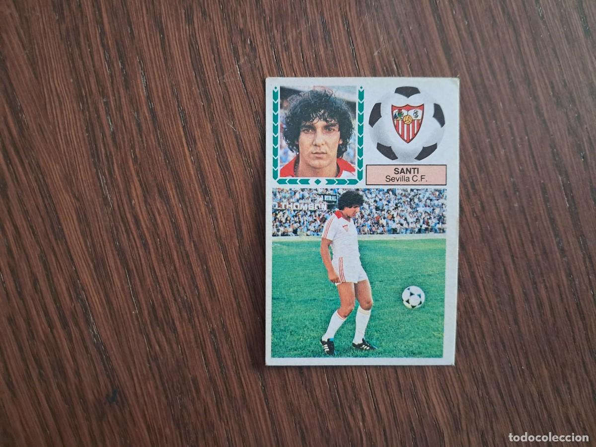 Cromos de f&uacute;tbol: cromo de futbol, edic. Este 83-84, Santi, Sevilla C.F. sin pegar.