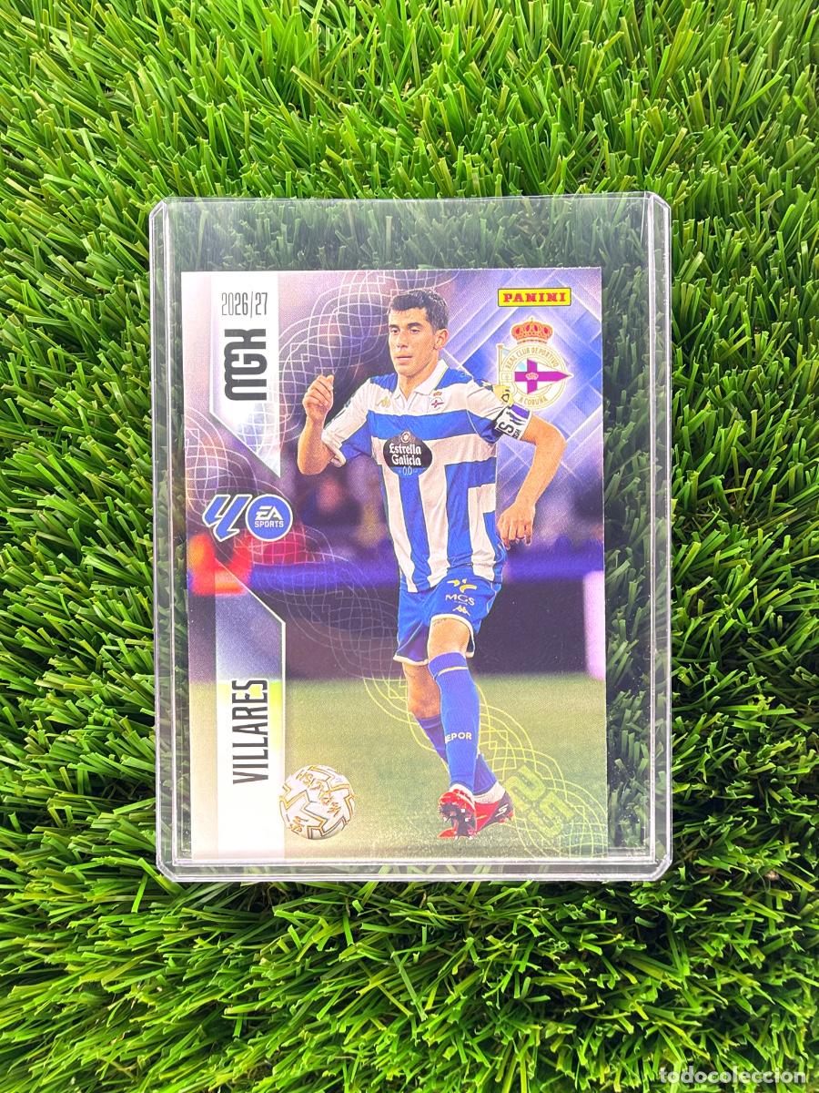 Cromos de f&uacute;tbol: N&ordm; 136 Villares RC Deportivo Megacracks 26 27