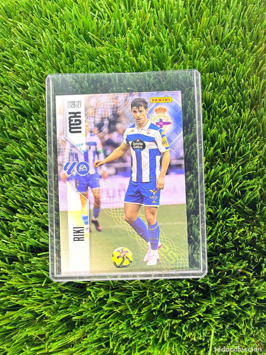 Cromos de f&uacute;tbol: N&ordm; 137 Riki RC Deportivo Megacracks 26 27