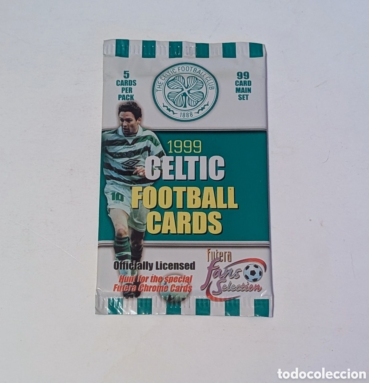 Cromos de f&uacute;tbol: Sobre sin abrir Cromos Futbol Celtic Football Cards 1999