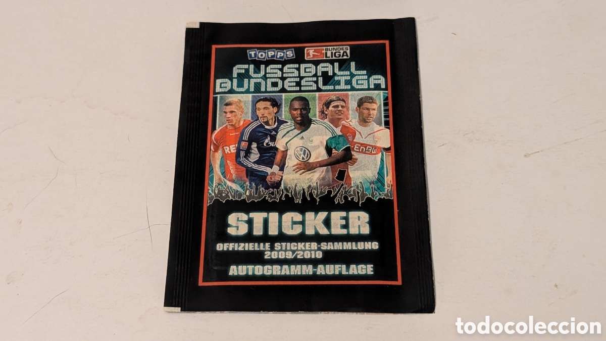 Cromos de f&uacute;tbol: Sobre sin abrir Topps Fussball Bundesliga 2009-2010