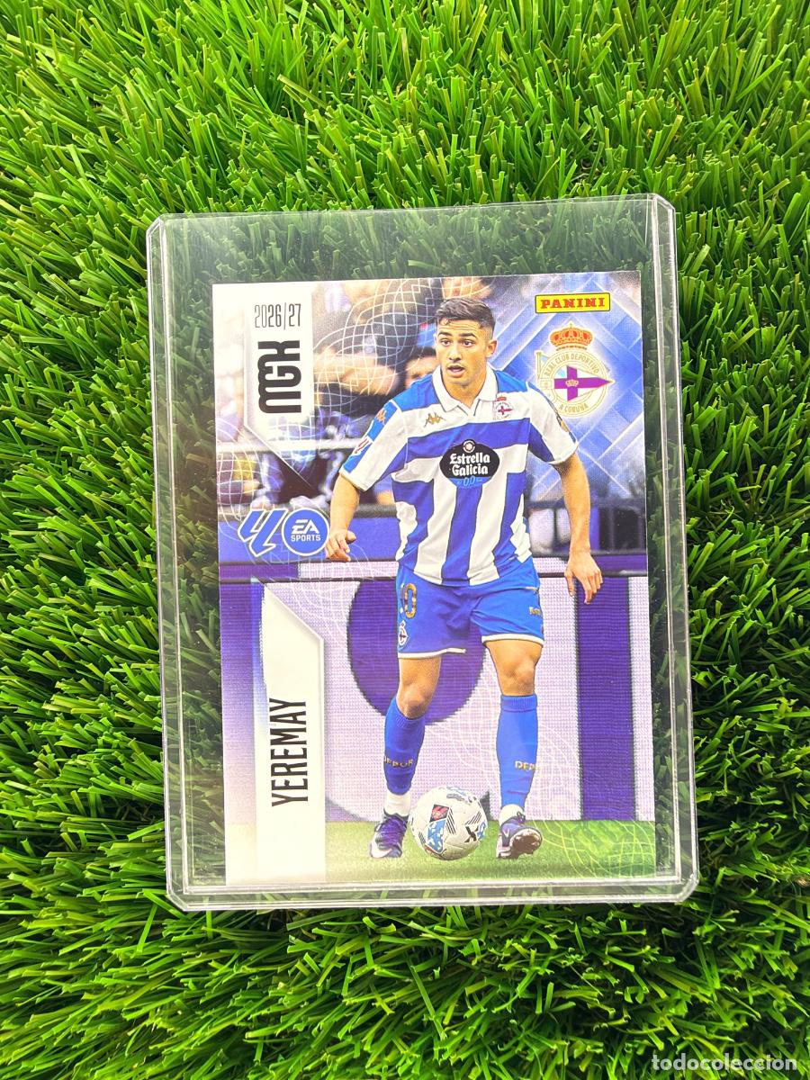 Cromos de f&uacute;tbol: N&ordm; 142 Yeremay RC Deportivo Megacracks 26 27