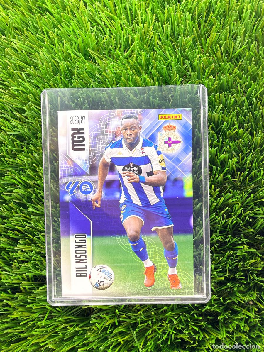 Cromos de f&uacute;tbol: N&ordm; 144 Bil Nsongo RC Deportivo Megacracks 26 27