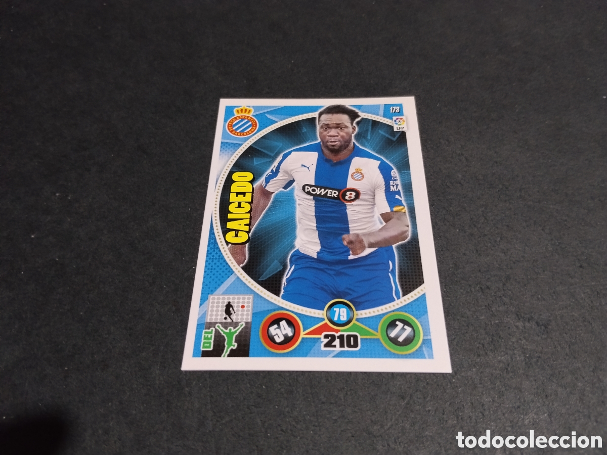 Cromos de f&uacute;tbol: Cromo futbol Caicedo,espa&ntilde;ol