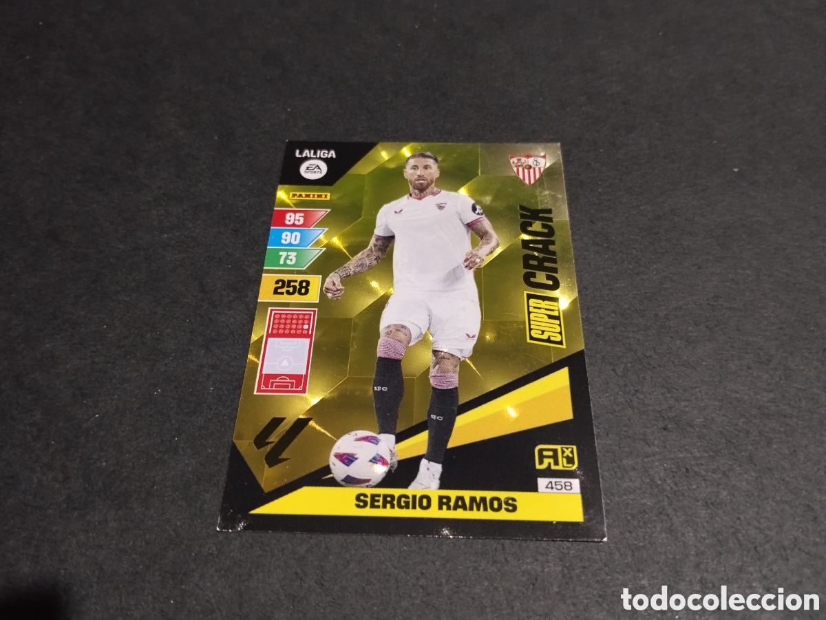 Cromos de f&uacute;tbol: Cromo futbol Sergio Ramos, Sevilla