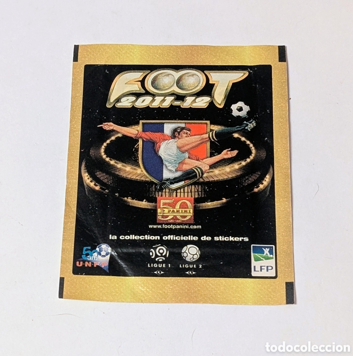 Cromos de f&uacute;tbol: Sobre cromos Futbol sin abrir FOOT 2011/2012. 50 ANIVERSARIO PANINI