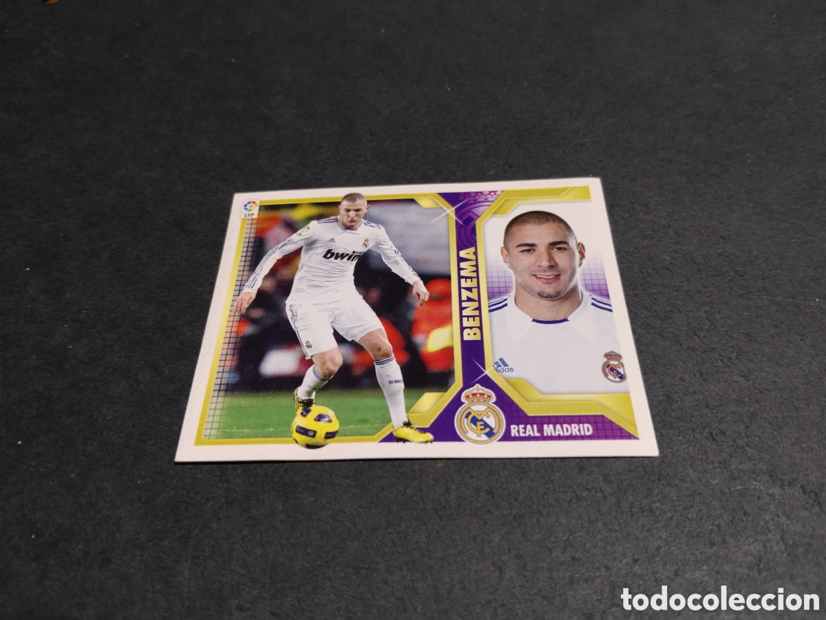 Football Stickers: Cromo futbol Benzema, Real Madrid