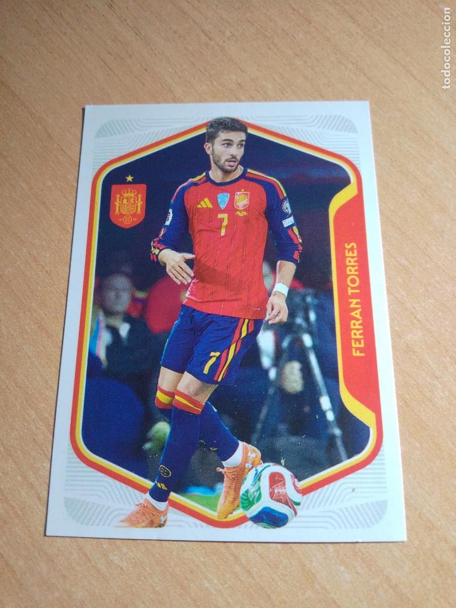 Cromos de f&uacute;tbol: 54 FERRAN TORRES ESPA&Ntilde;A SELECCIOM ESPA&Ntilde;OLA COLECCI&Oacute;N CARREFOUR MUNDIAL 2026. PANINI.