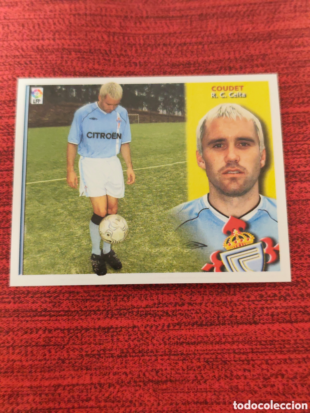 Cromos de f&uacute;tbol: FICHAJE 3 BIS COUDET CELTA DE VIGO EDICIONES ESTE 2002 2003