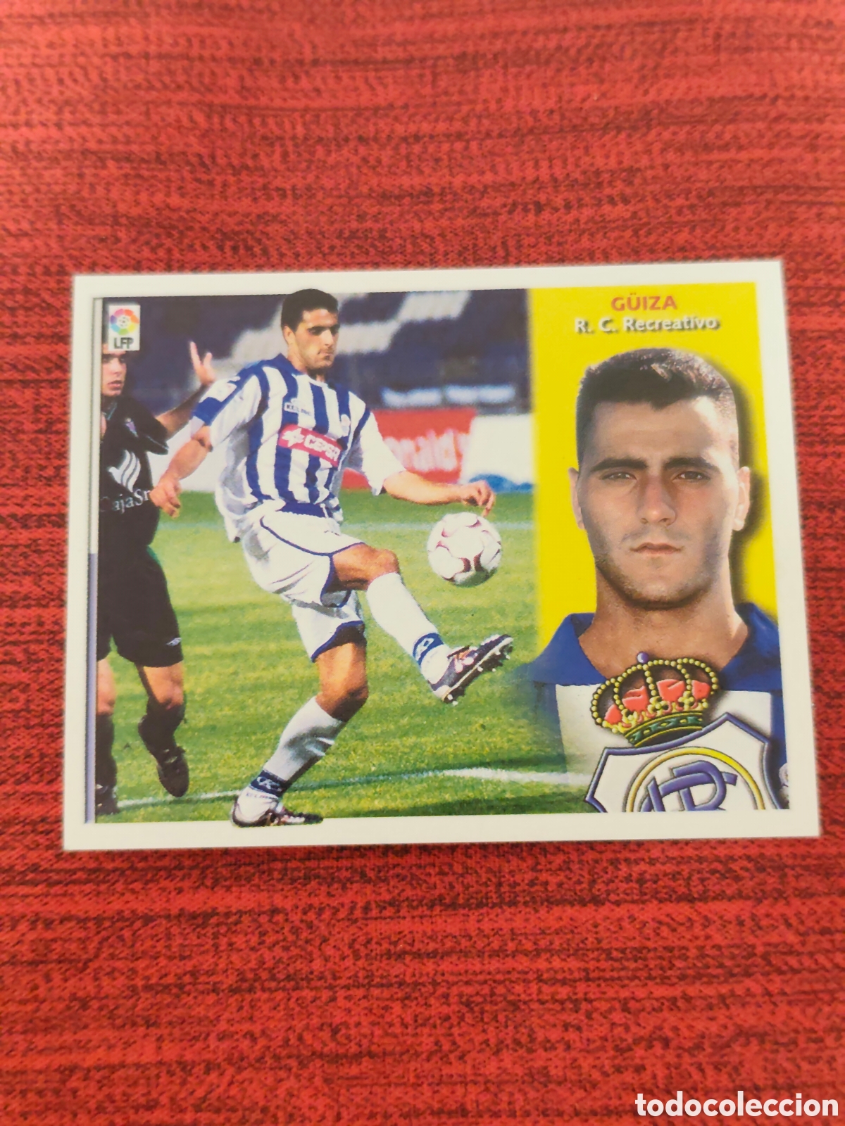 Cartes &agrave; collectionner de Football: FICHAJE 7 BIS G&Uuml;IZA RECREATIVO HUELVA EDICIONES ESTE 2002 2003
