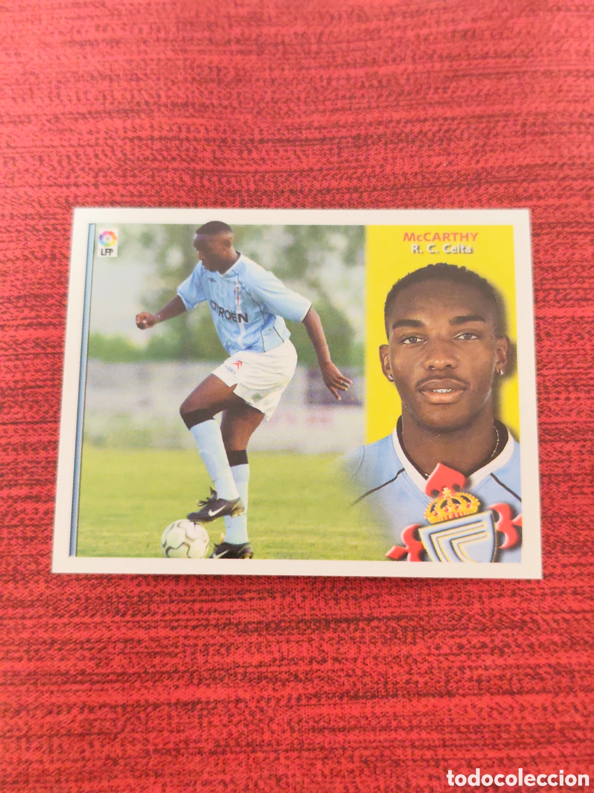 Cartes &agrave; collectionner de Football: FICHAJE 8 BIS McCARTHY CELTA DE VIGO EDICIONES ESTE 2002 2003