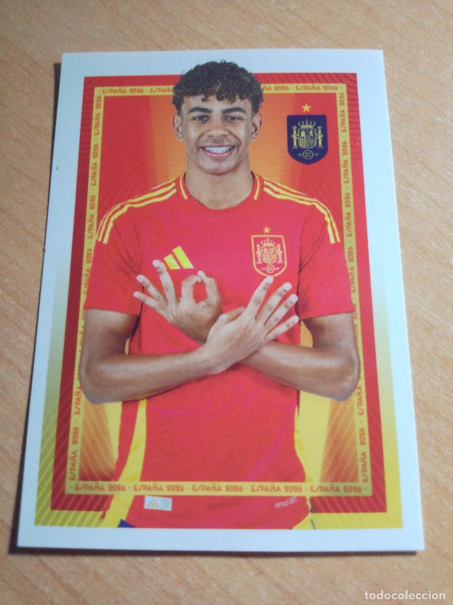 Cromos de f&uacute;tbol: 49 LAMINE YAMAL ESPA&Ntilde;A SELECCIOM ESPA&Ntilde;OLA COLECCI&Oacute;N CARREFOUR MUNDIAL 2026. PANINI.