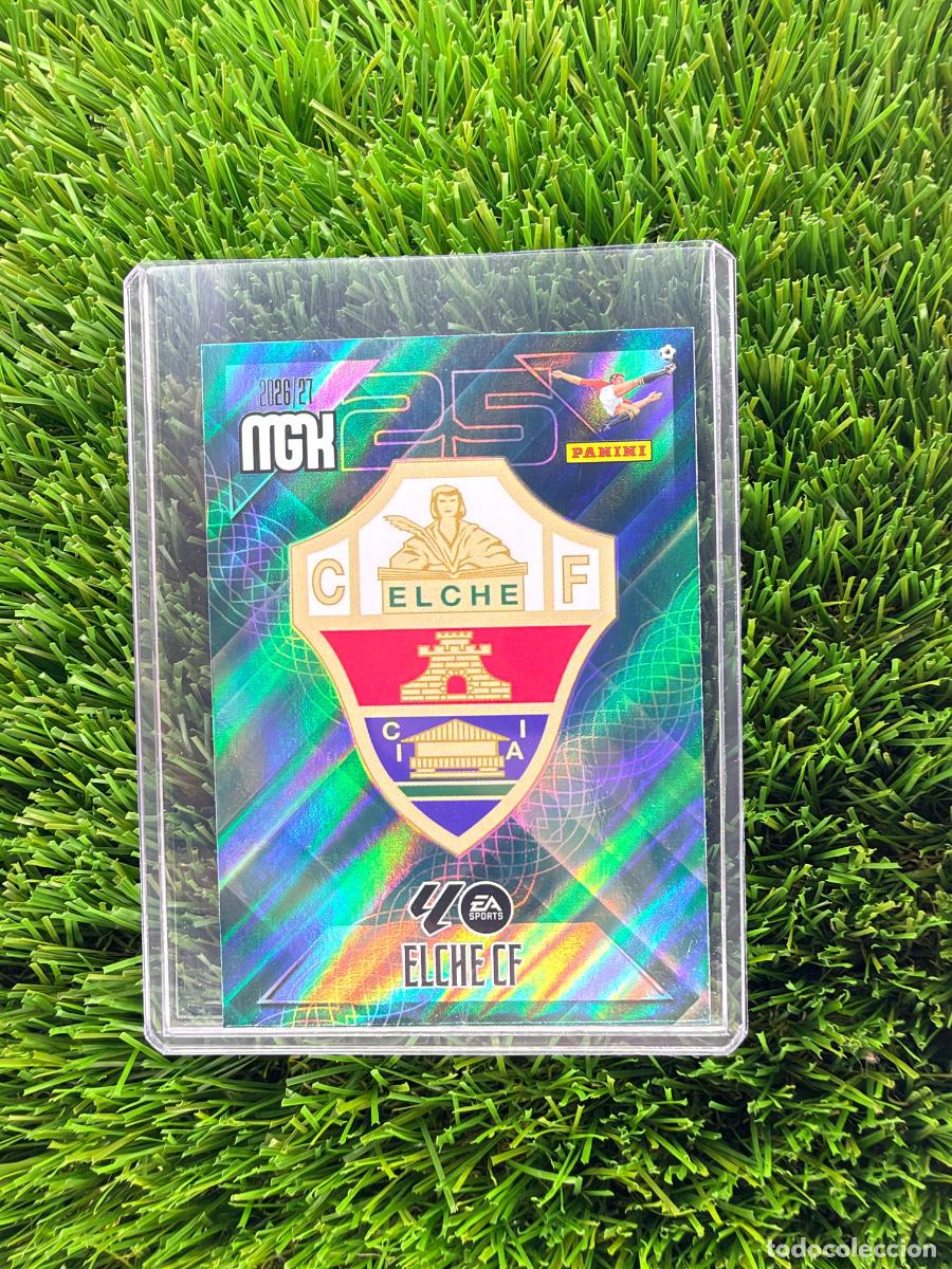 Cromos de f&uacute;tbol: N&ordm; 145 Escudo Elche CF Megacracks 26 27