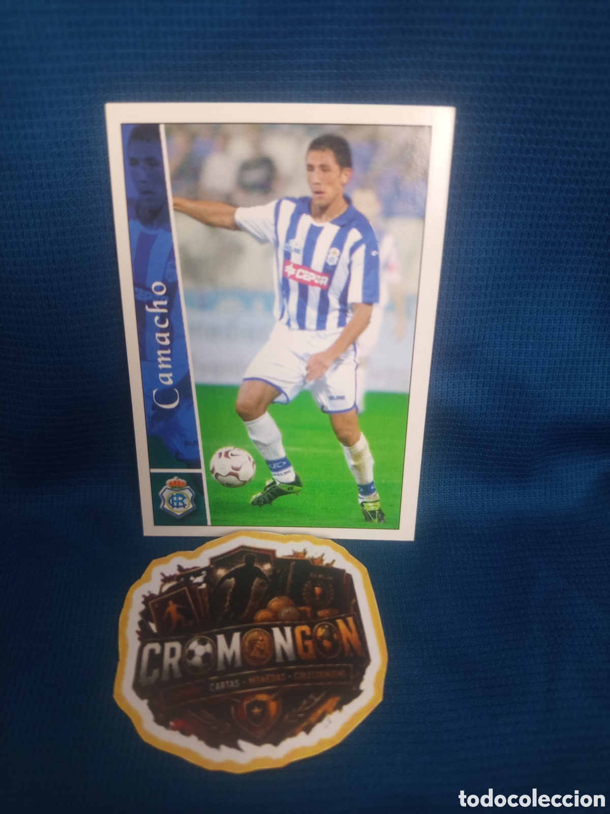 Cartes &agrave; collectionner de Football: ❇️ CROMO ⚽ CAMACHO RECREATIVO DE HUELVA 524 FICHAS DE LA LIGA 2003 02 03 2002 2003 MUNDICROMO ❇️