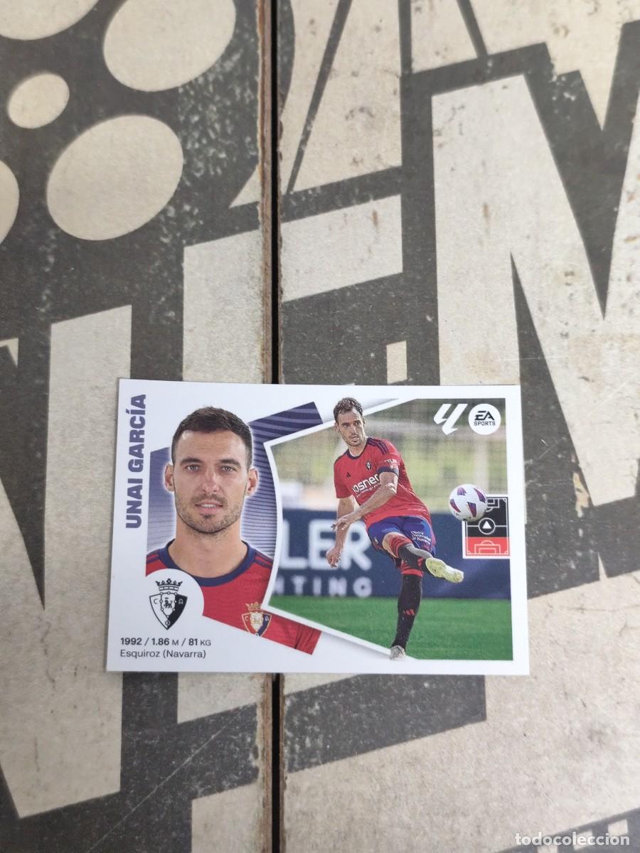 Cromos de f&uacute;tbol: Unai Garc&iacute;a N&deg; 8 Bis Coloca Osasuna Liga Este 24/25 sin pegar