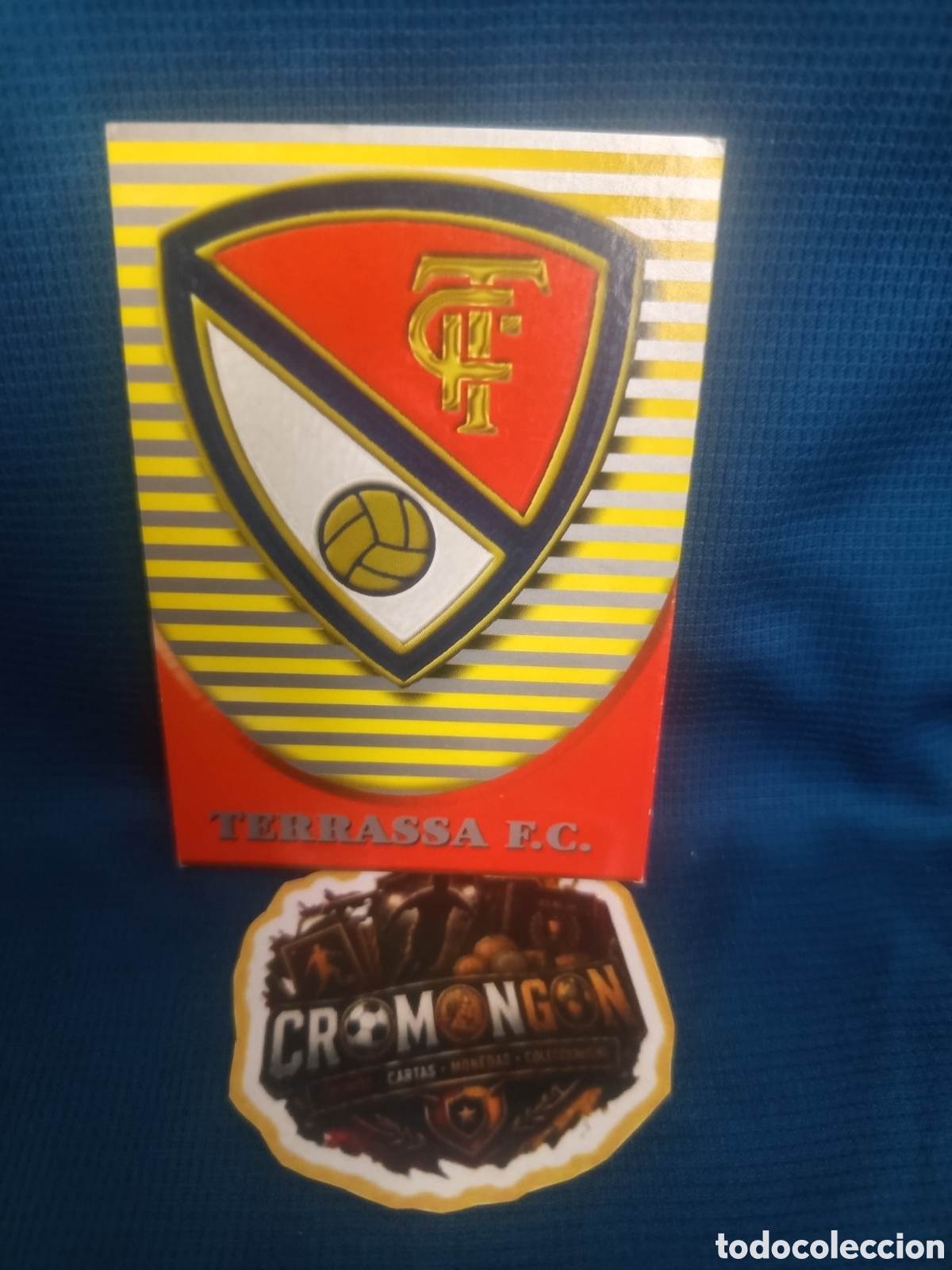 Cromos de f&uacute;tbol: ❇️ CROMO ⚽ ESCUDO TERRASSA FICHAS DE LA LIGA 2003 02 03 2002 2003 MUNDICROMO ❇️