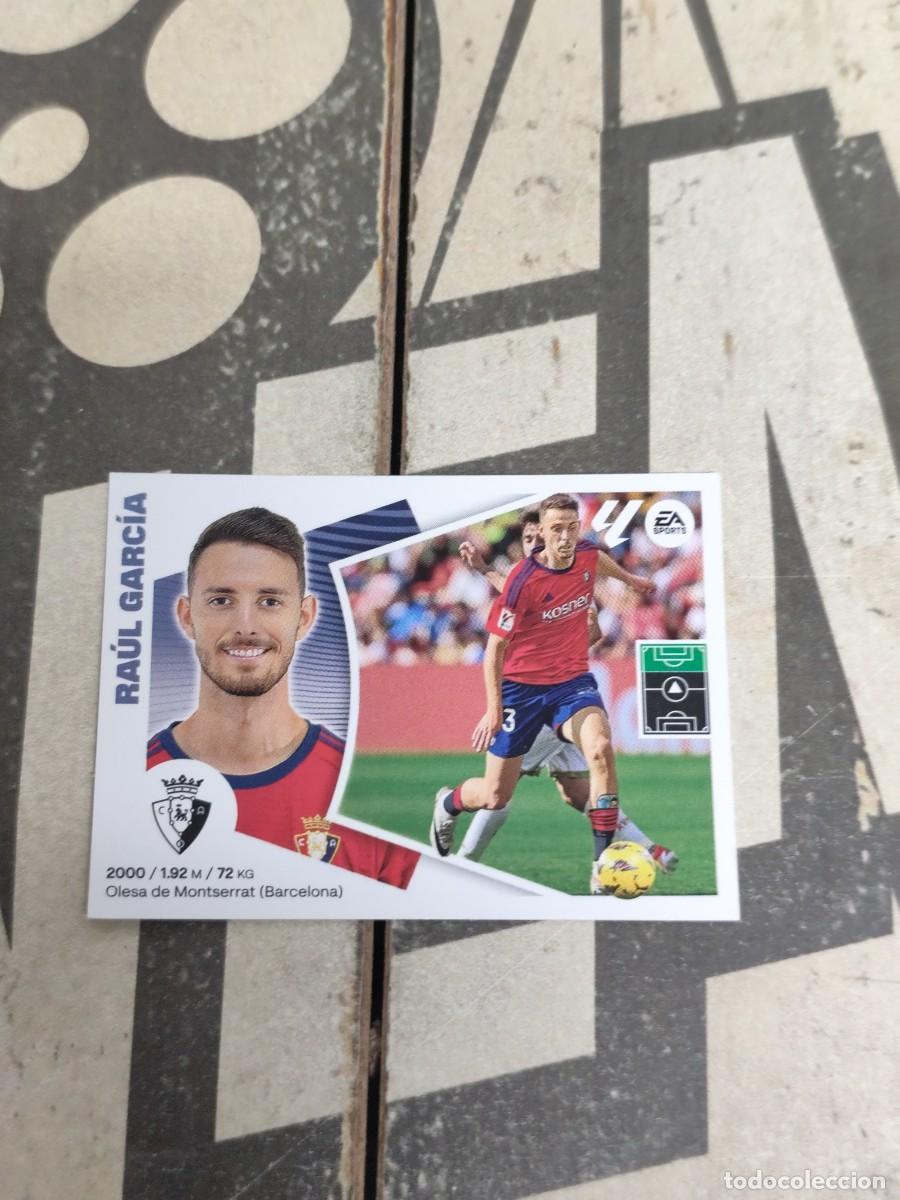 Cromos de f&uacute;tbol: Ra&uacute;l Garc&iacute;a N&deg; 18 Osasuna Liga Este 24/25 sin pegar