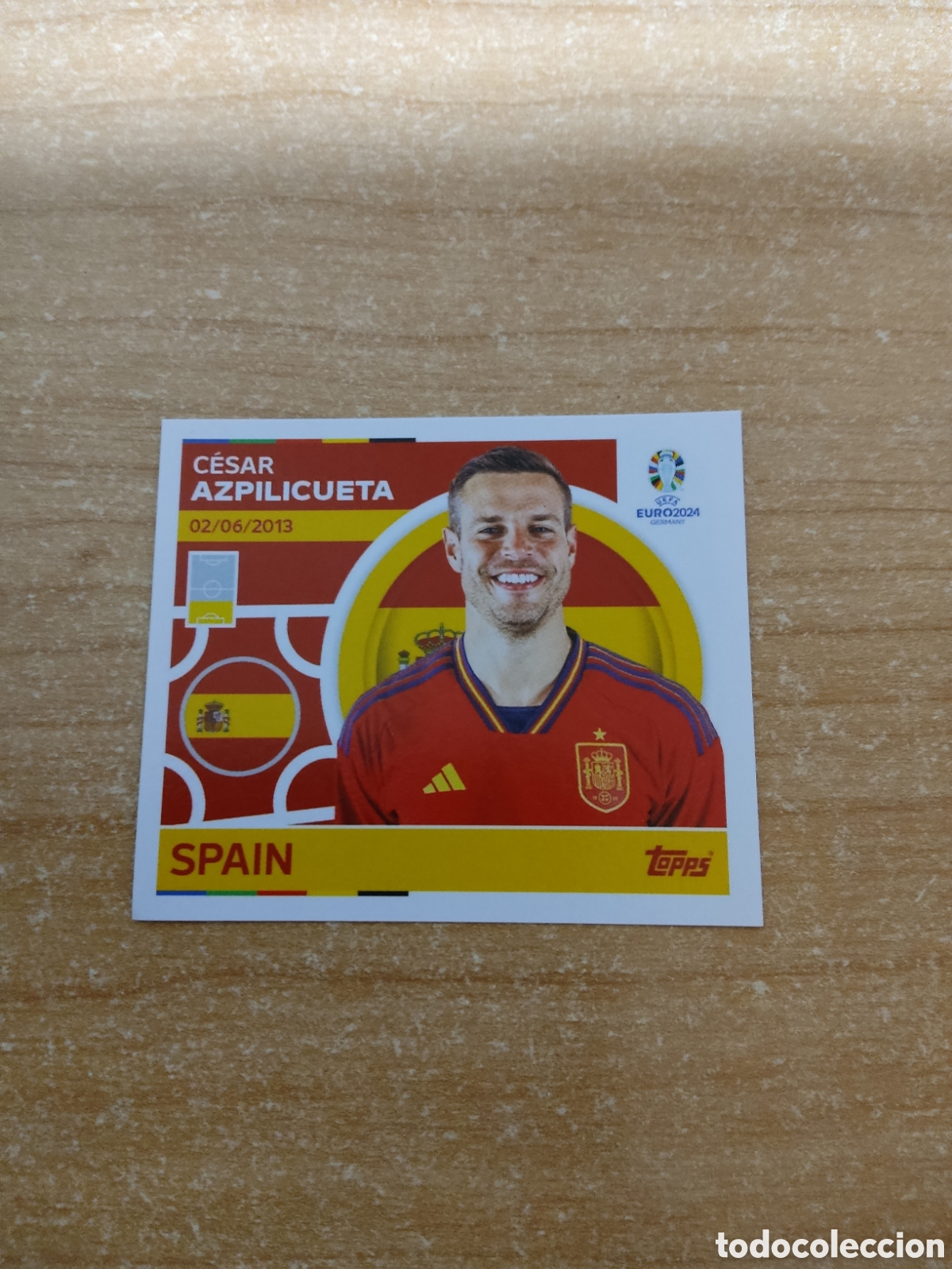 Cromos de f&uacute;tbol: 5 CESAR AZPILICUETA ESPA&Ntilde;A EUROCOPA 2024