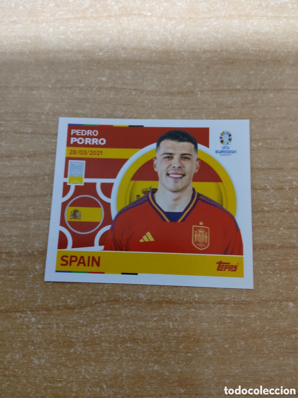 Cromos de f&uacute;tbol: 6 PEDRO PORRO ESPA&Ntilde;A EUROCOPA 2024