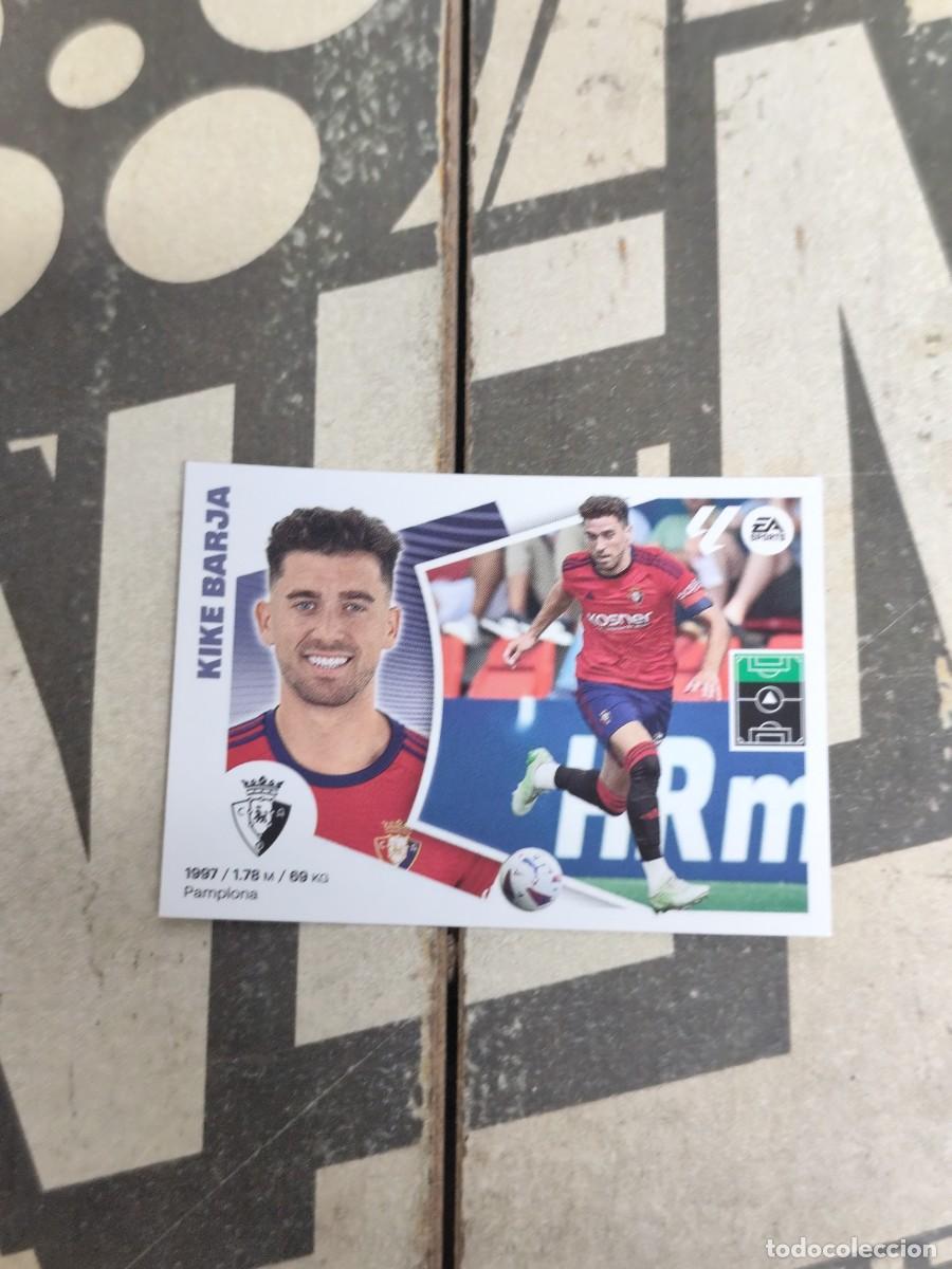 Football Stickers: Kike Barja N&deg; 19 B Osasuna Liga Este 24/25 sin pegar