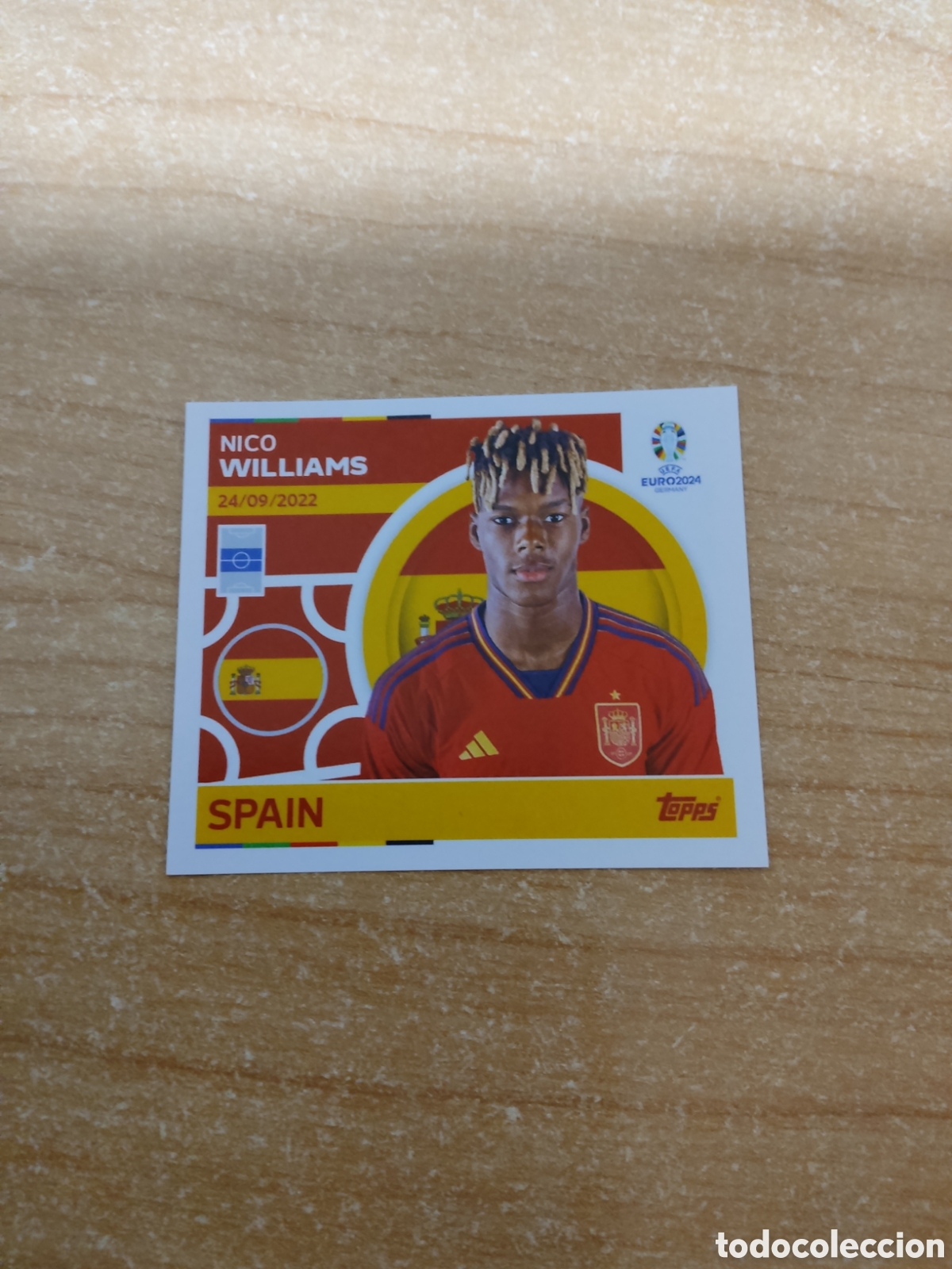 Cromos de f&uacute;tbol: 15 NICO WILLIAMS ESPA&Ntilde;A EUROCOPA 2024