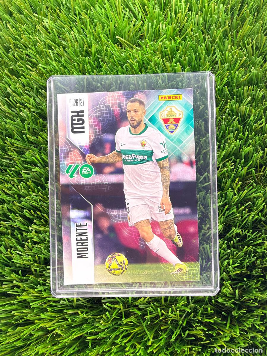 Cromos de f&uacute;tbol: N&ordm; 158 Morente Elche CF Megacracks 26 27