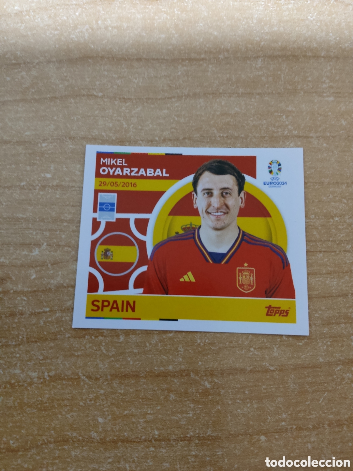 Cromos de f&uacute;tbol: 16 MIKEL OYARZABAL ESPA&Ntilde;A EUROCOPA 2024