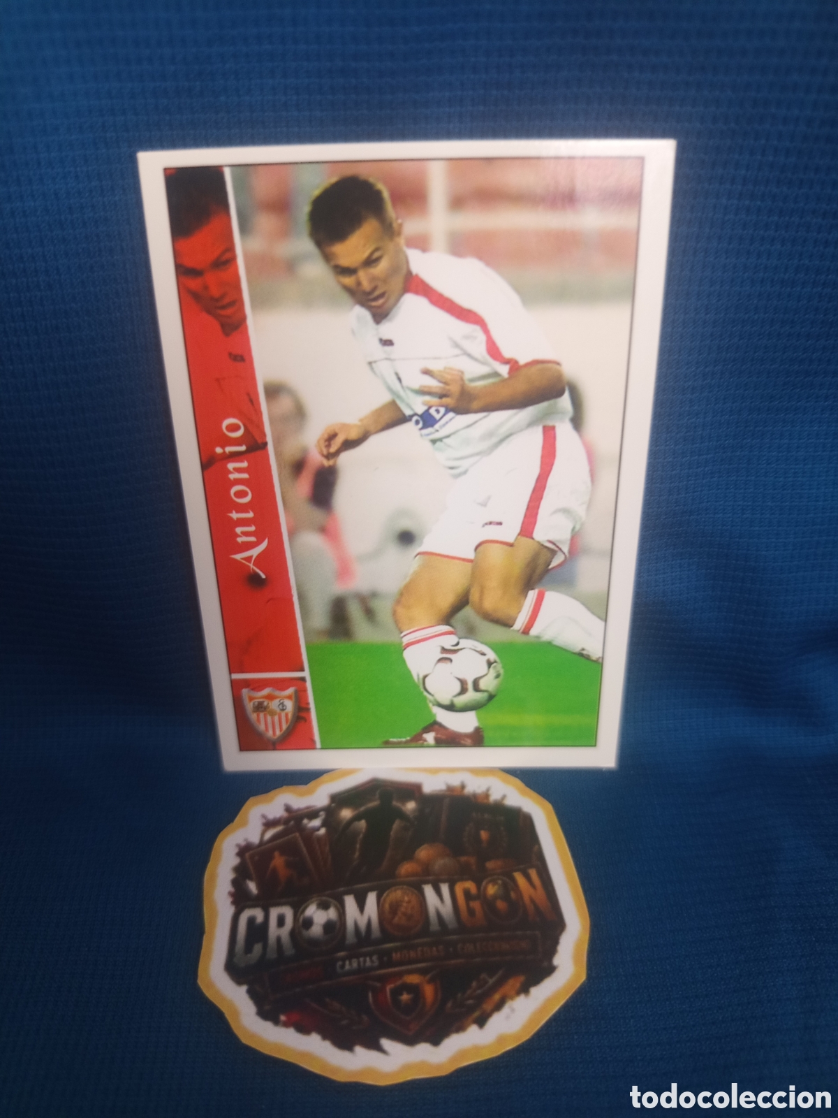 Cartes &agrave; collectionner de Football: ❇️ CROMO ⚽ ANTONIO SEVILLA 585 UH FICHAS DE LA LIGA 2003 02 03 2002 2003 MUNDICROMO ❇️